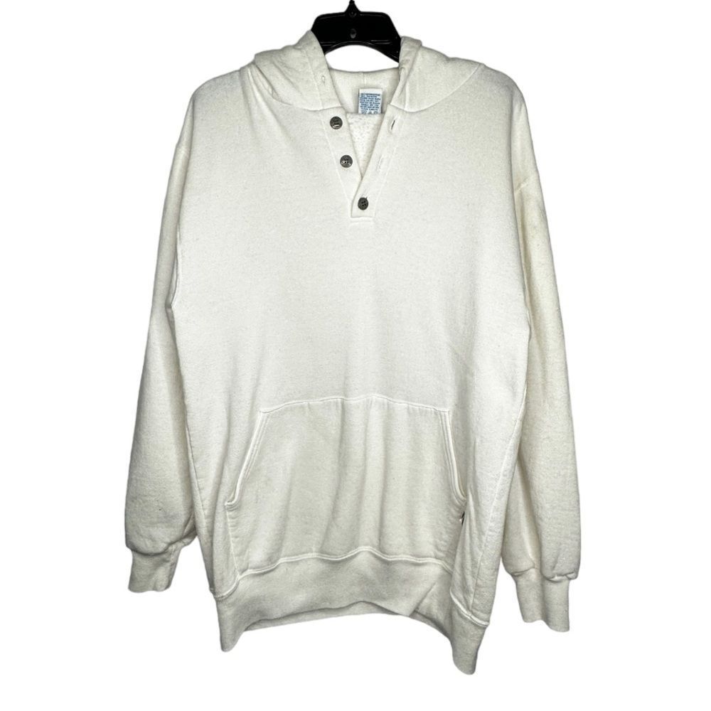 Vintage Russell Athletic Made in USA Cotton‎ Blend Hoody Pullover Sweatshirt